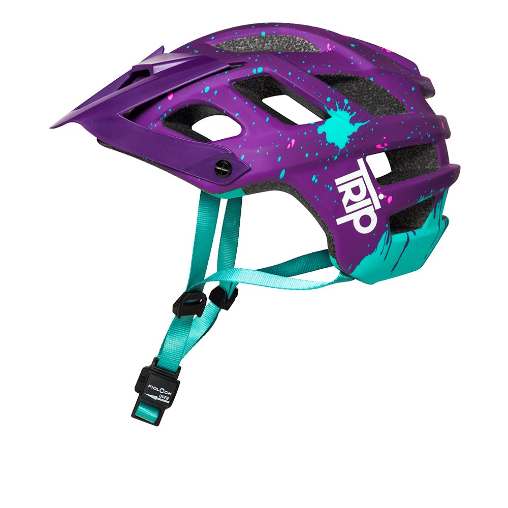 Casco Enduro Euphoria Morado/Azul