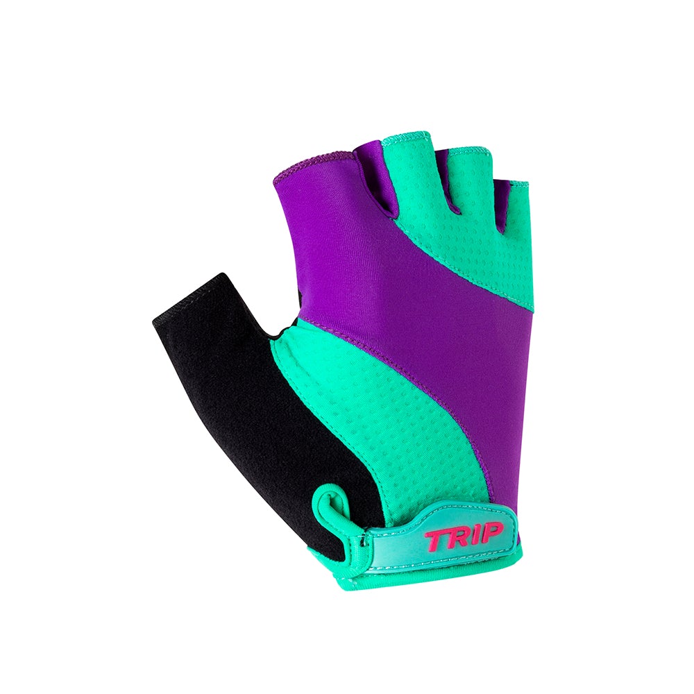 Guantes Cortos Morado/Azul