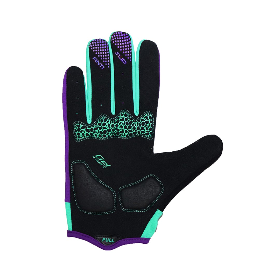 Guantes Largos Morado/Azul