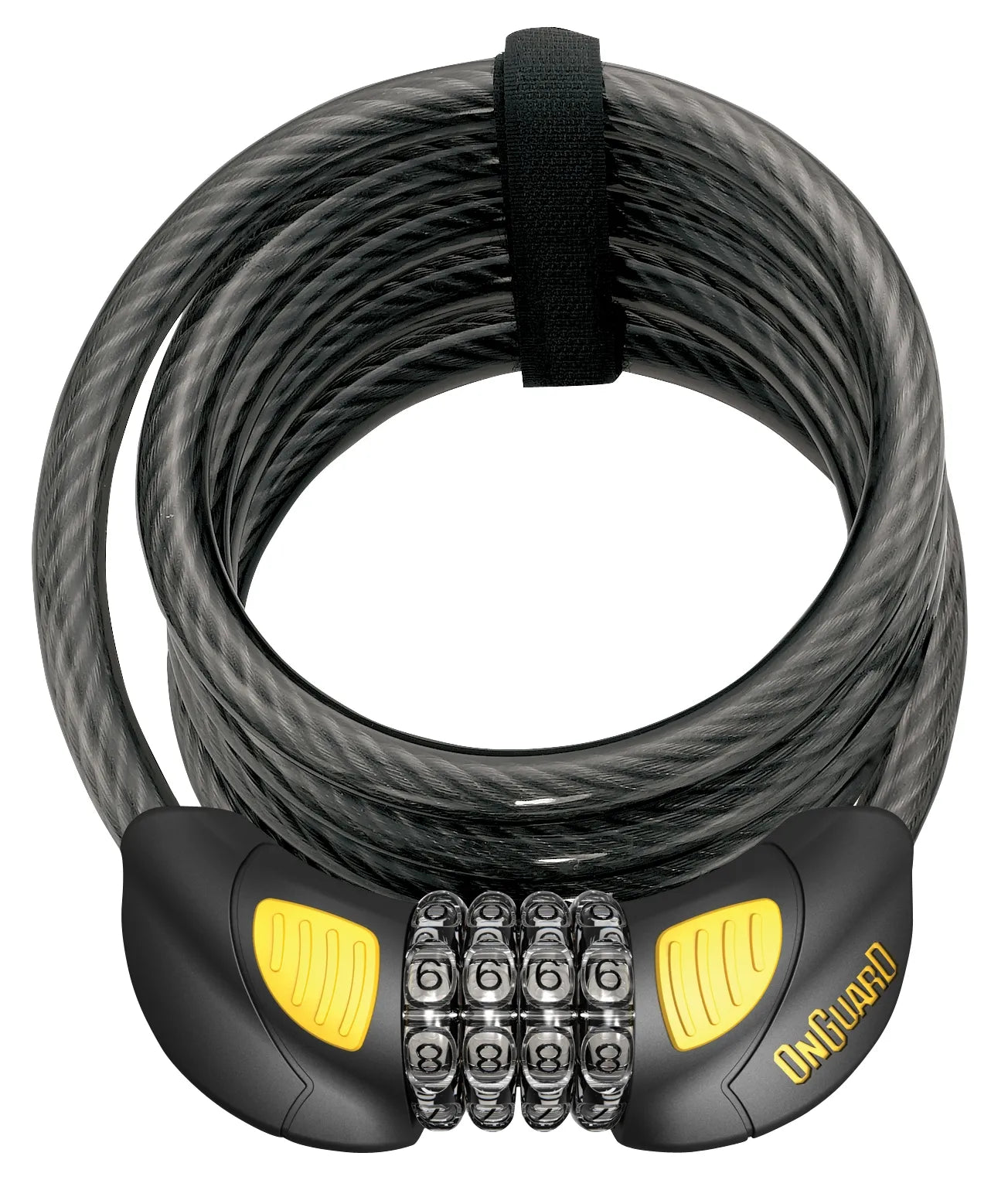Candado Doberman 8031 GLO  Cable C/Clave/Luz 185x12mm