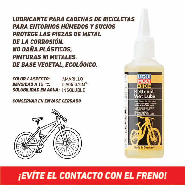 Aceite Liqui Moly Kettenöl Wet Lube (Para Climas Húmedos)