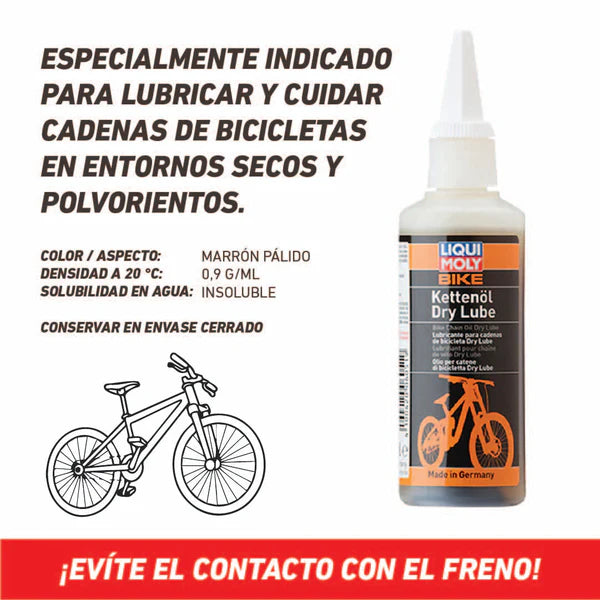 Aceite Liqui Moly Kettenöl Dry Lube (Para Climas Secos) 100 ml