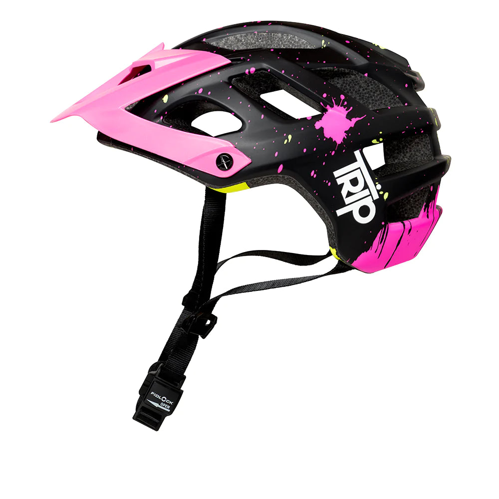 Casco Enduro Euphoria Negro/Rosado