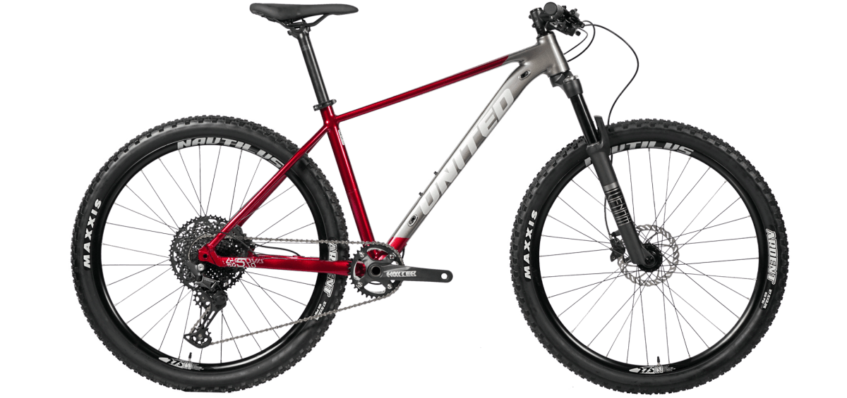 Bicicleta Mountain Bike Clovis 5.1 Aro 27.5 Rígida Rojo/Gris