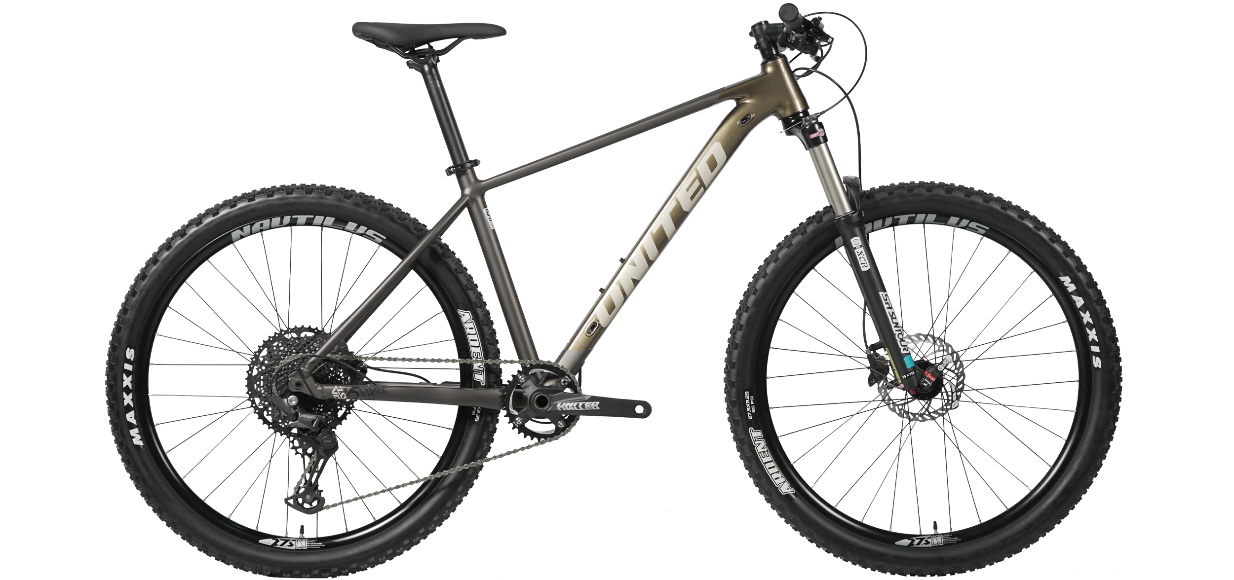 Bicicleta Mountain Bike Clovis 6.1 Aro 27.5 Café