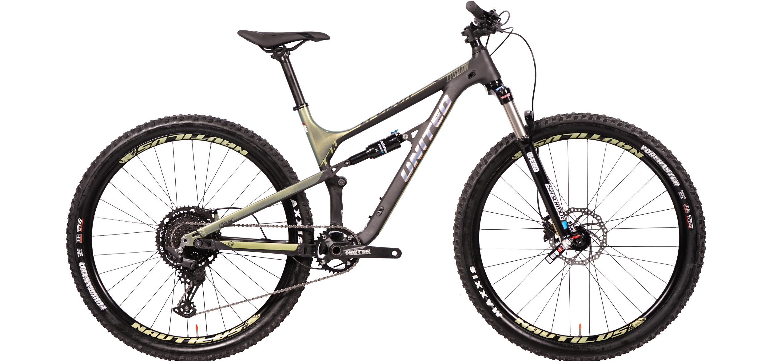 Bicicleta Mountain Bike Epsilon T1.1 Aro 29 Doble Suspensión Café