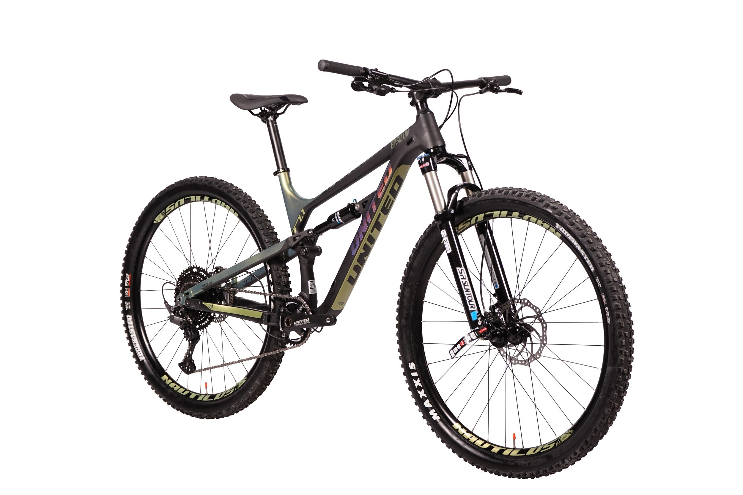 Bicicleta Mountain Bike Epsilon T1.1 Aro 29 Doble Suspensión Café