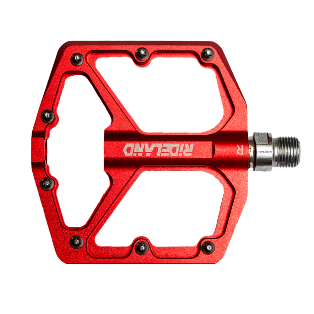 Pedales Aluminio RD07 Rojo