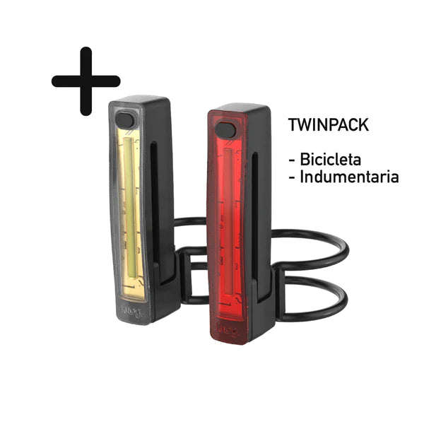Luces Delantera/Trasera Para bicicleta Blinder Plus+// Twinpack