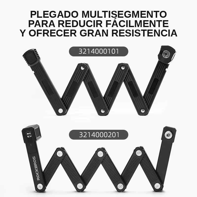 Candado Expansible 6 segmentos Acero