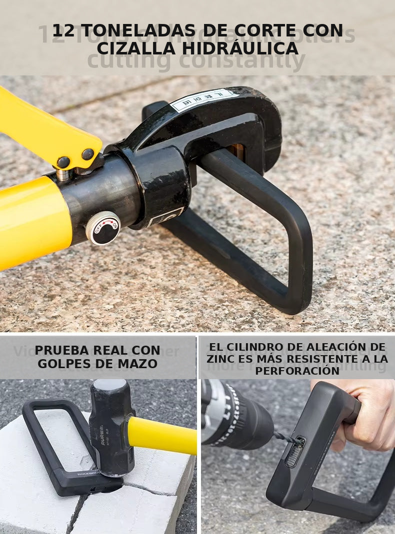 Candado U-Lock c/Llave Anticizalla