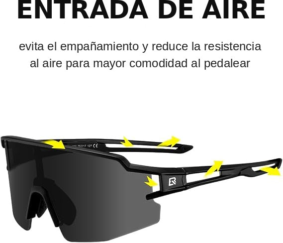 Lentes de Ciclismo Polarizados con Anti-Reflejo