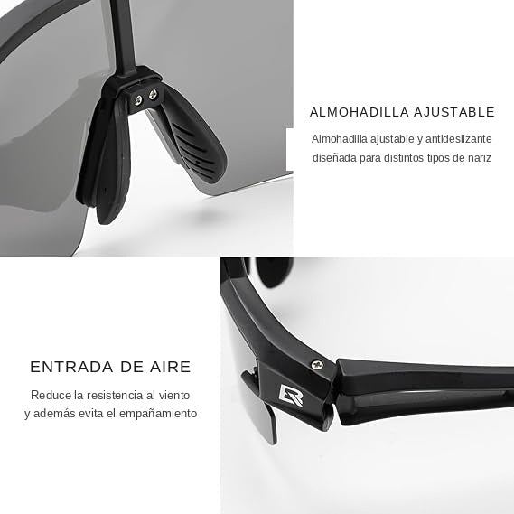 Lentes de Ciclismo Polarizados con Anti-Reflejo