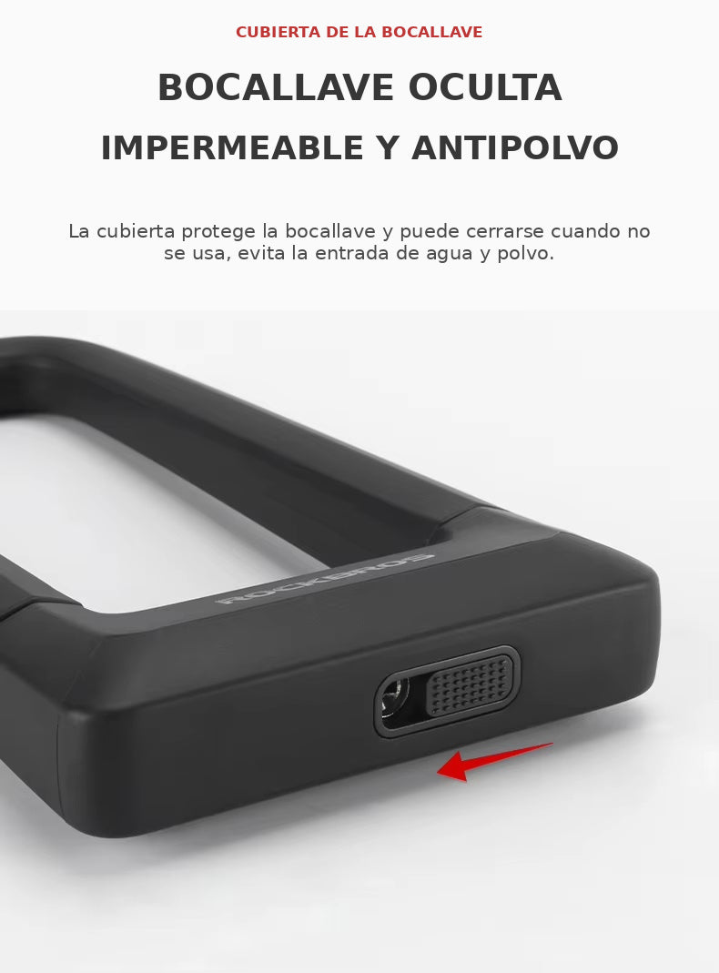 Candado U-Lock c/Llave Anticizalla