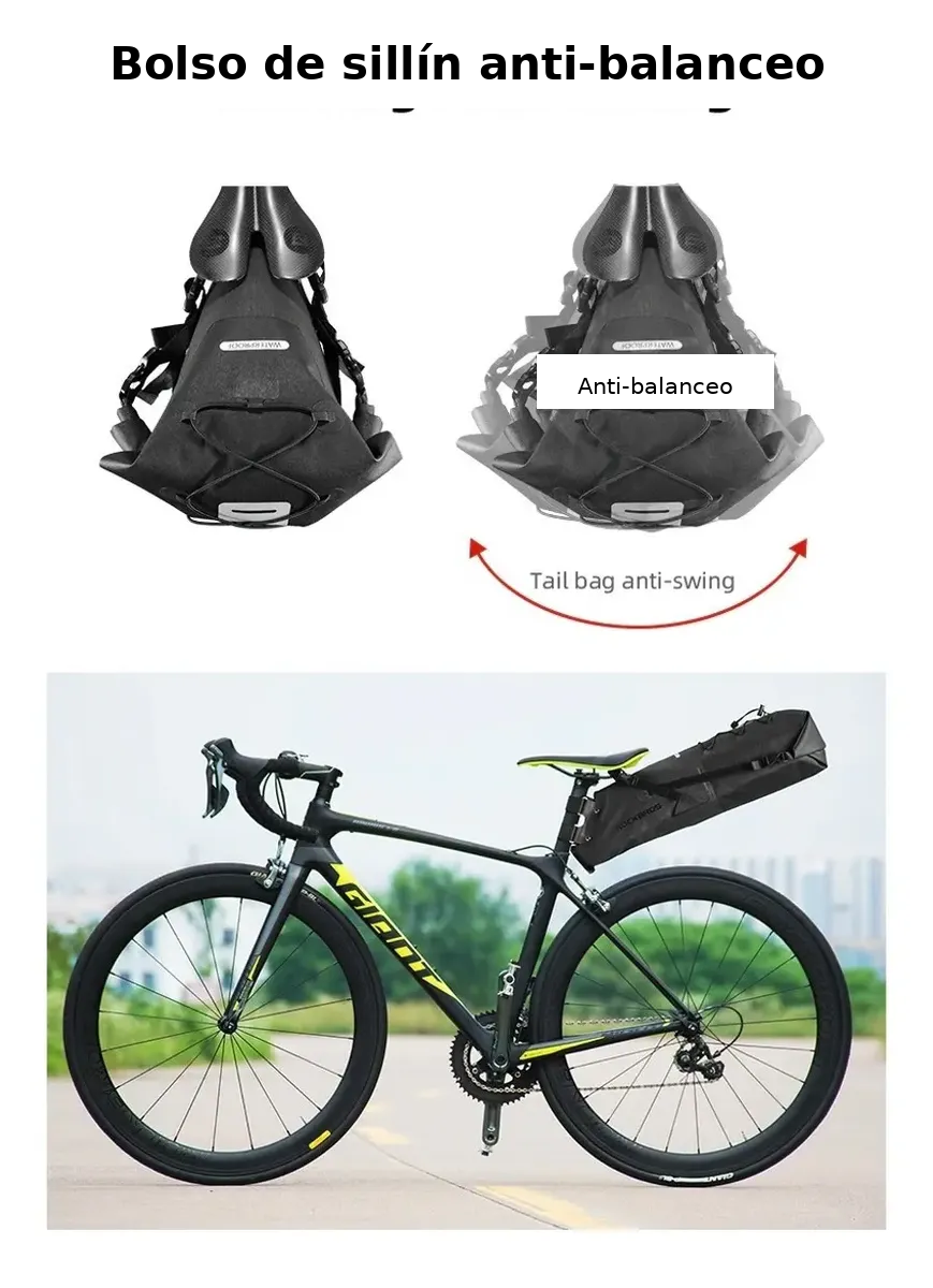 Bolso de Sillín Alforja Bike Packing 14Lts
