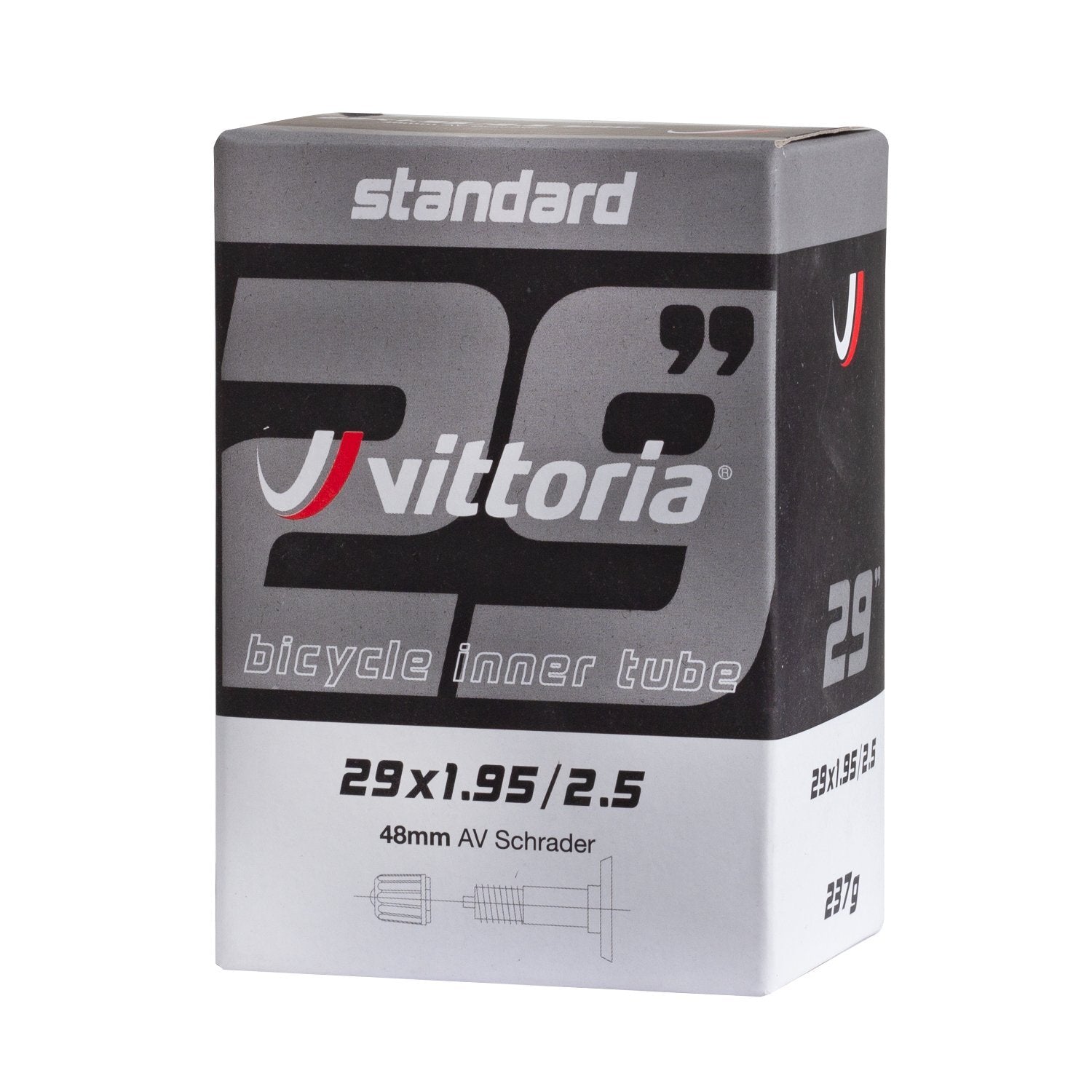 Cámara Vittoria 29 x 1.95/2.50 standard av schrader 48mm