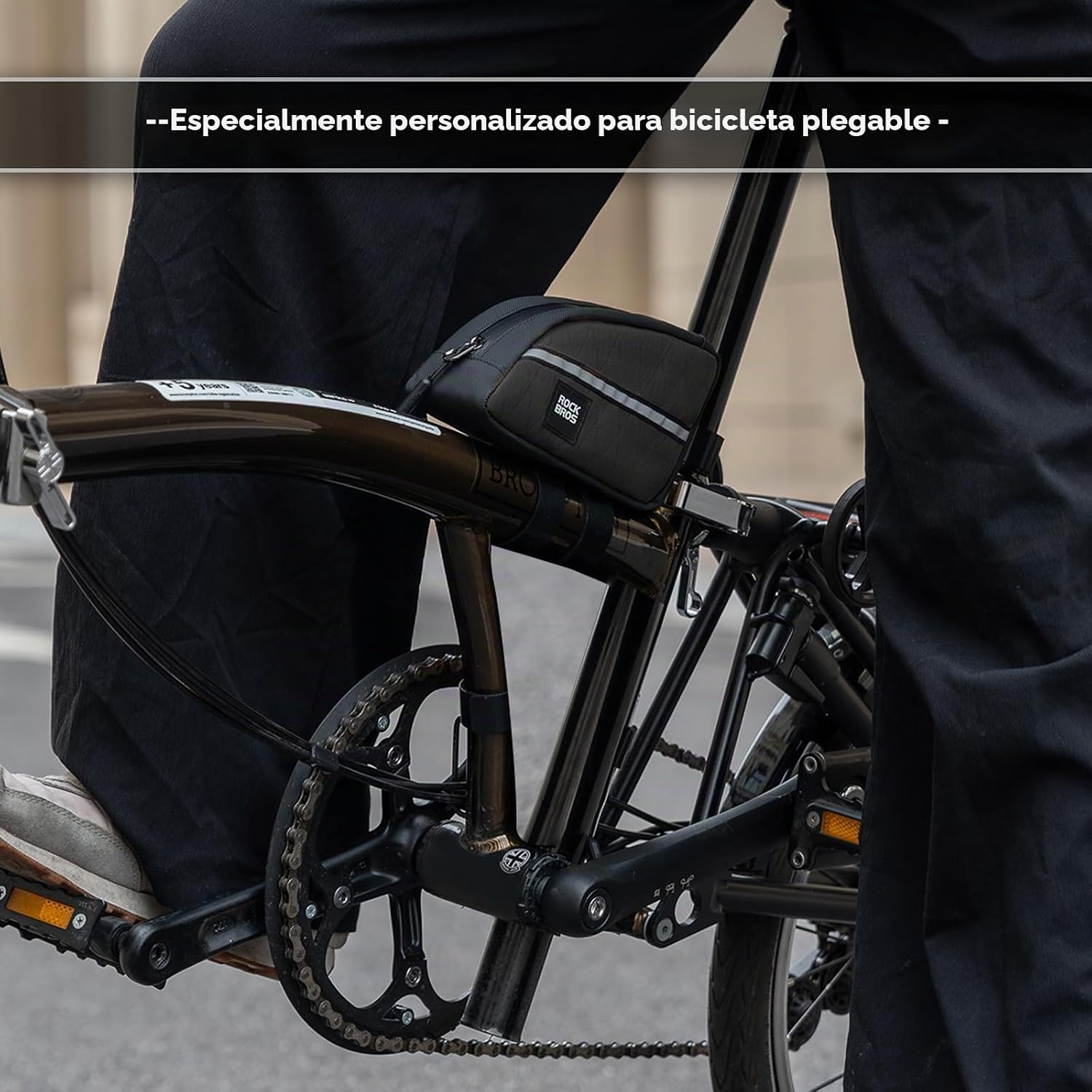 Bolso de Marco de Bicicleta 0.8Lts