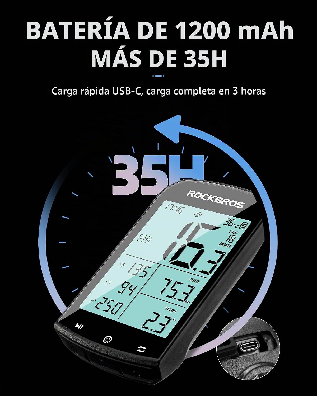 Ciclocomputador M1