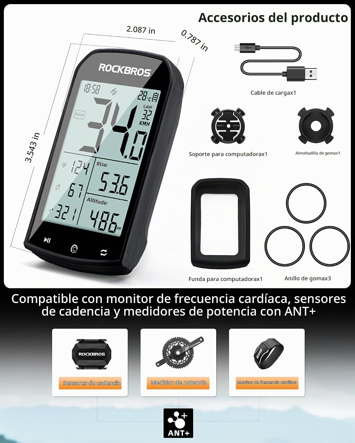 Ciclocomputador M1