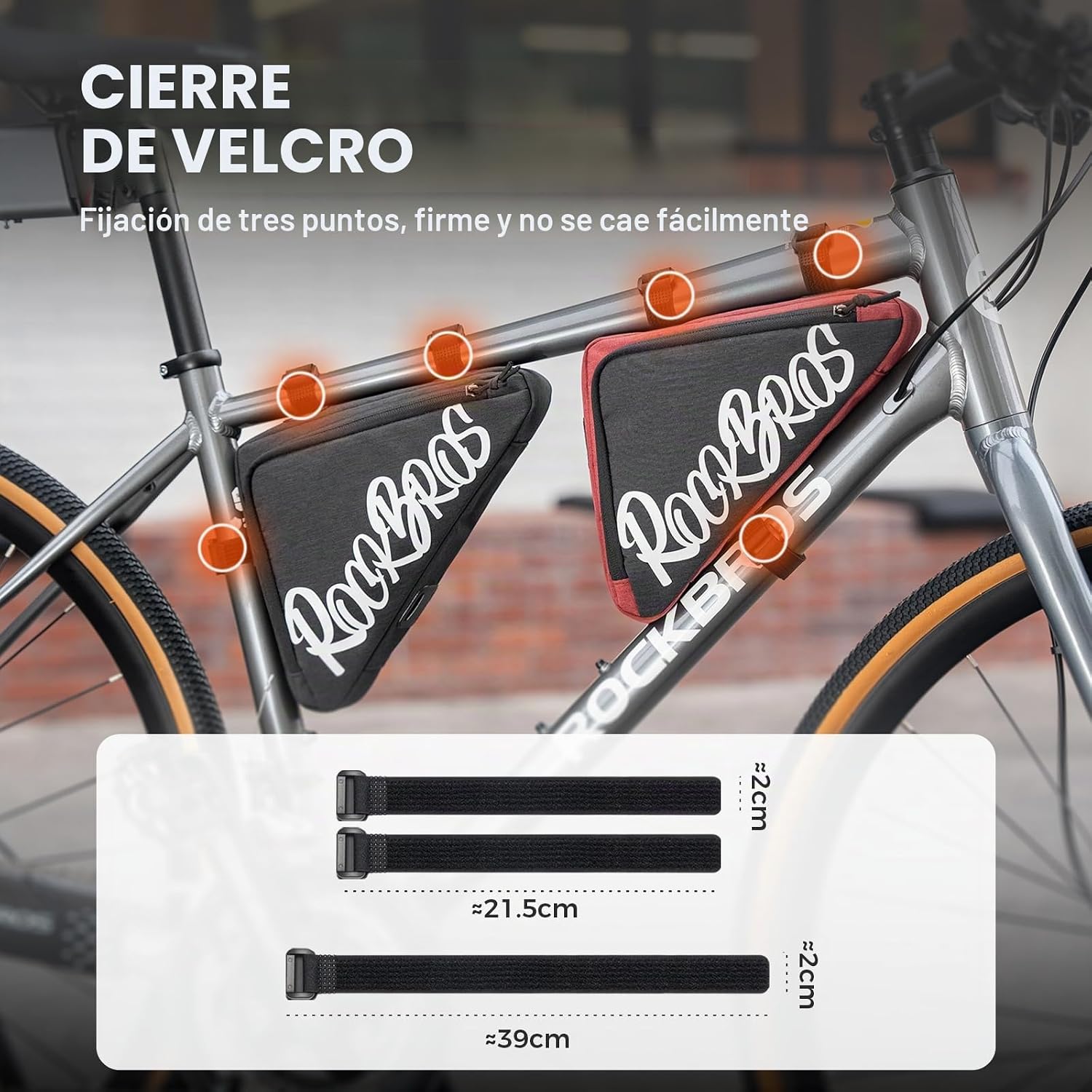 Bolso Bicicleta Triangular Marco/cuadro 1.4Lts