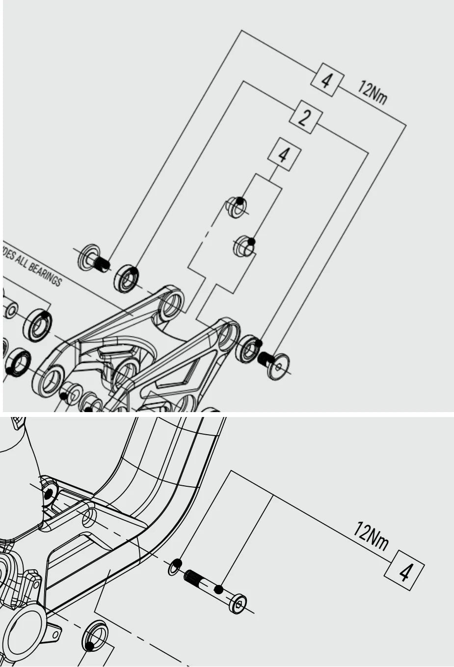 Shock Bolt Kit "i" -