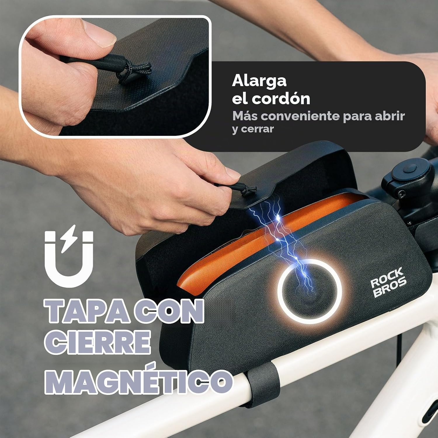 Bolso de Marco de Bicicleta Impermeable