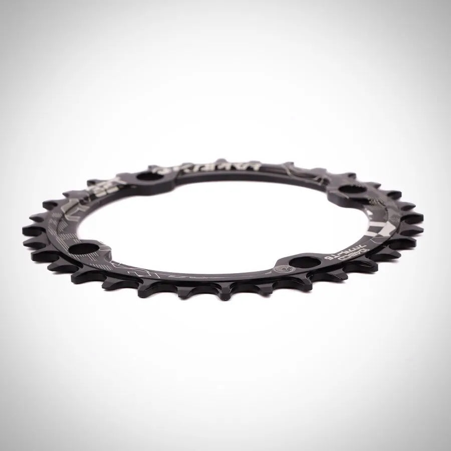 Corona CNC Aluminio 104mm 32T Negra