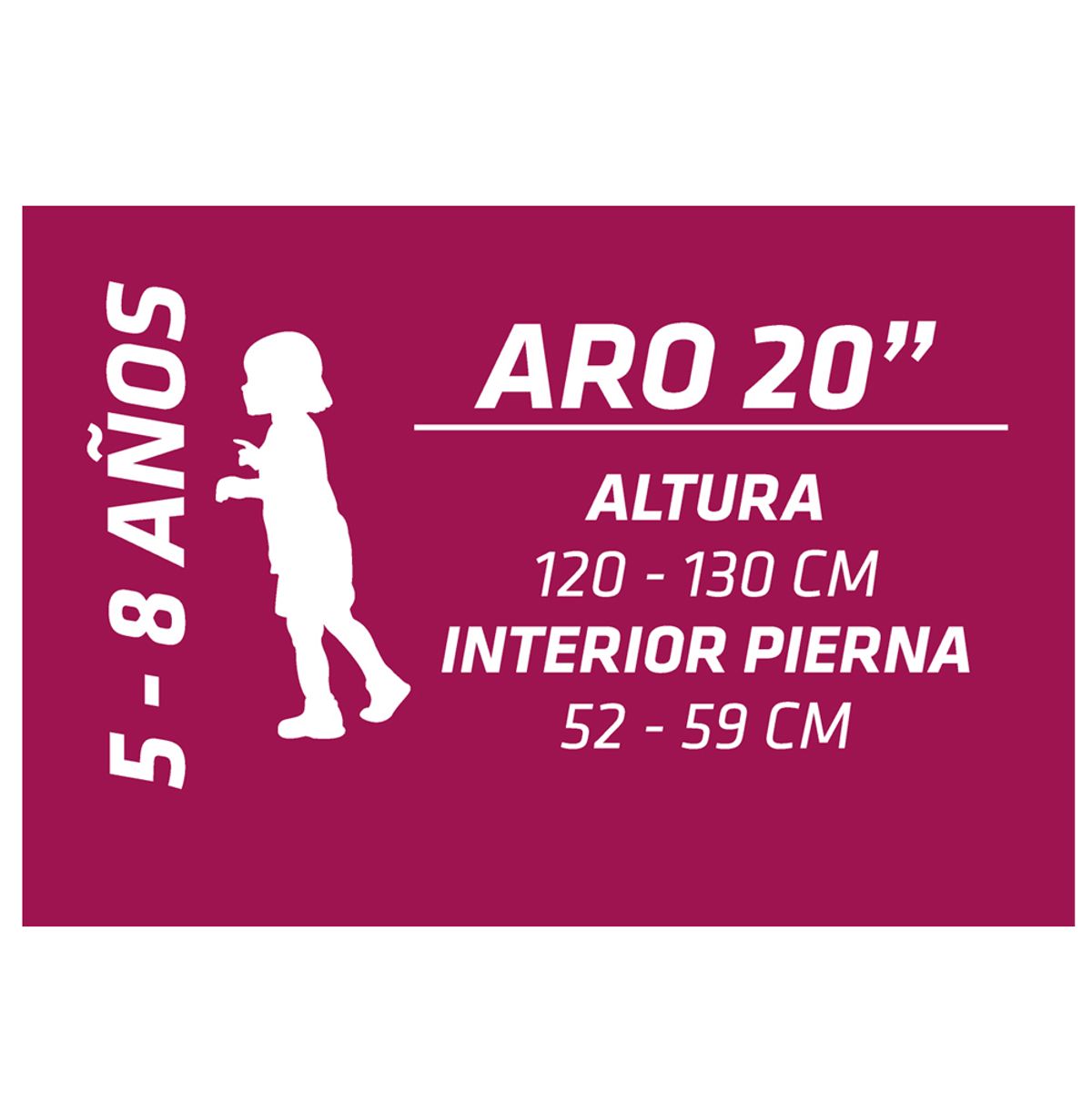 Bicicleta de Niño Mars Aro 20