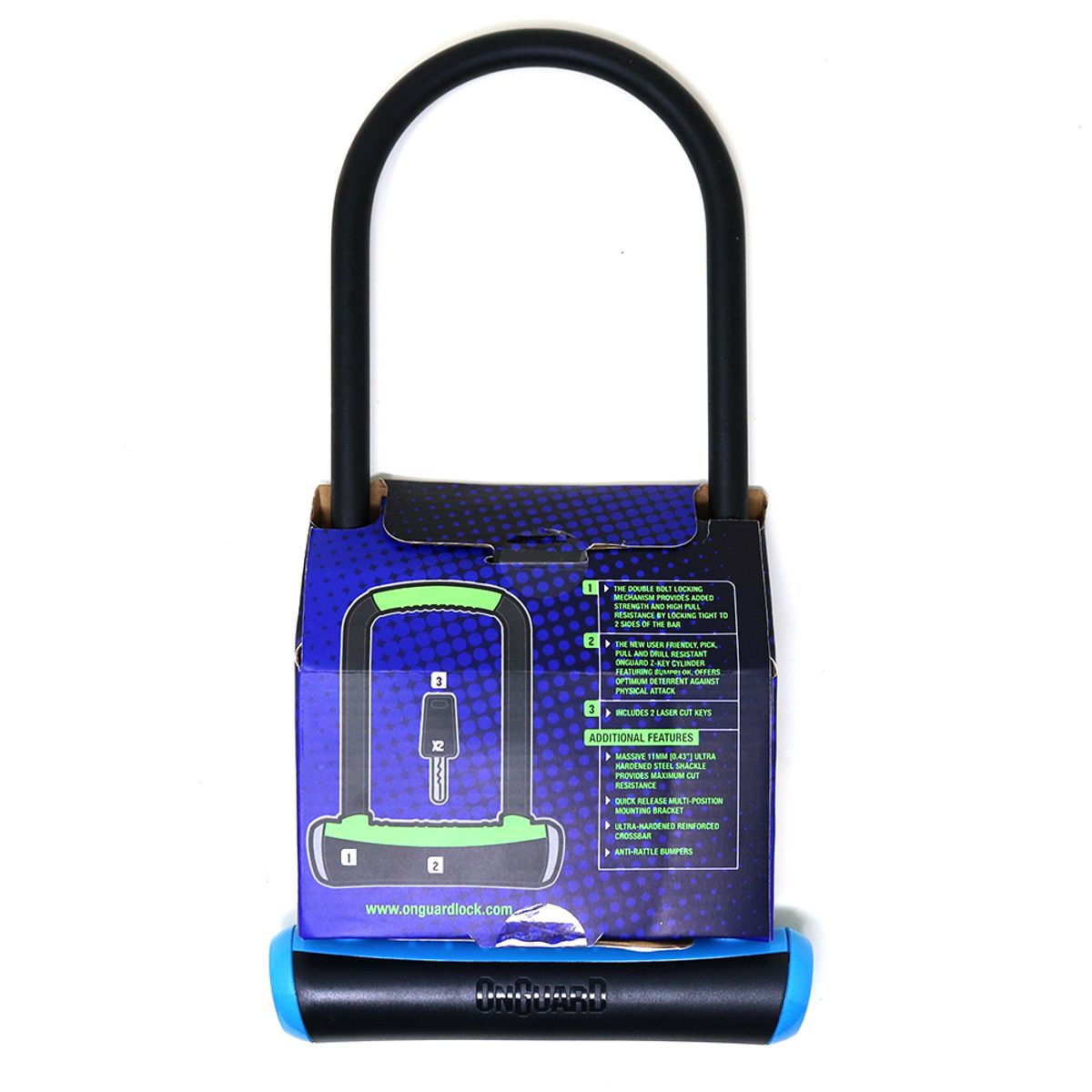 Candado U-Lock NS STD 115x230mm Azul