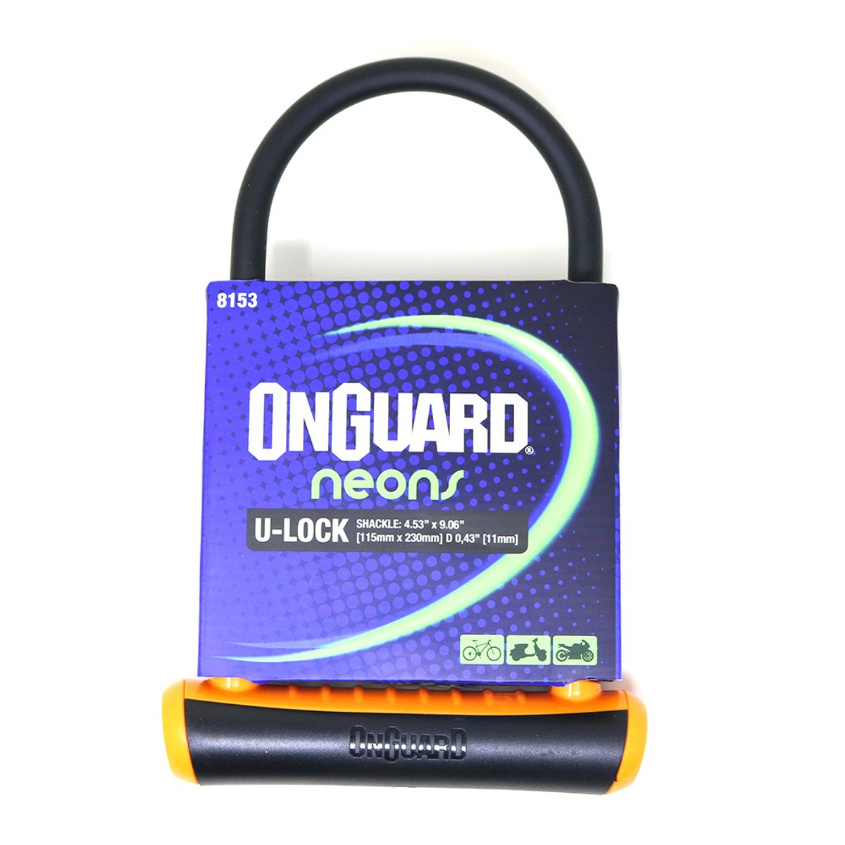 Candado U-Lock NS STD 115x230mm Naranja