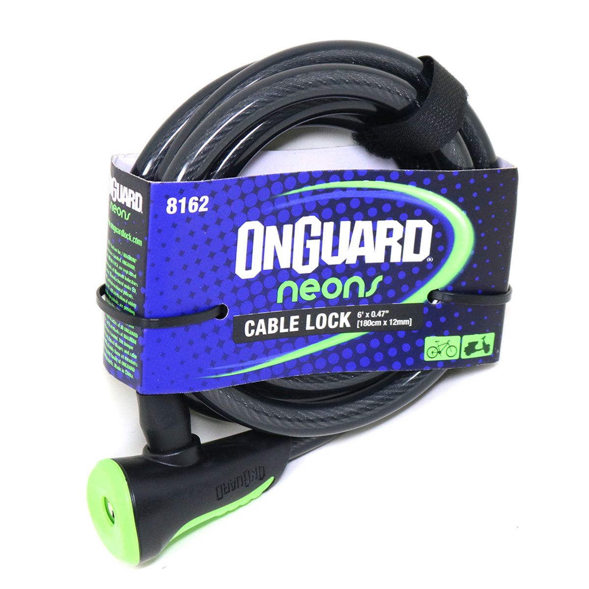 Candado C/Llave 180 x 12mm Azul