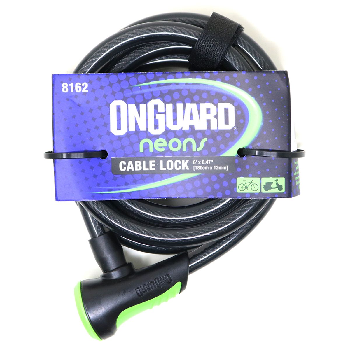 Candado C/Llave 180 x 12mm Azul