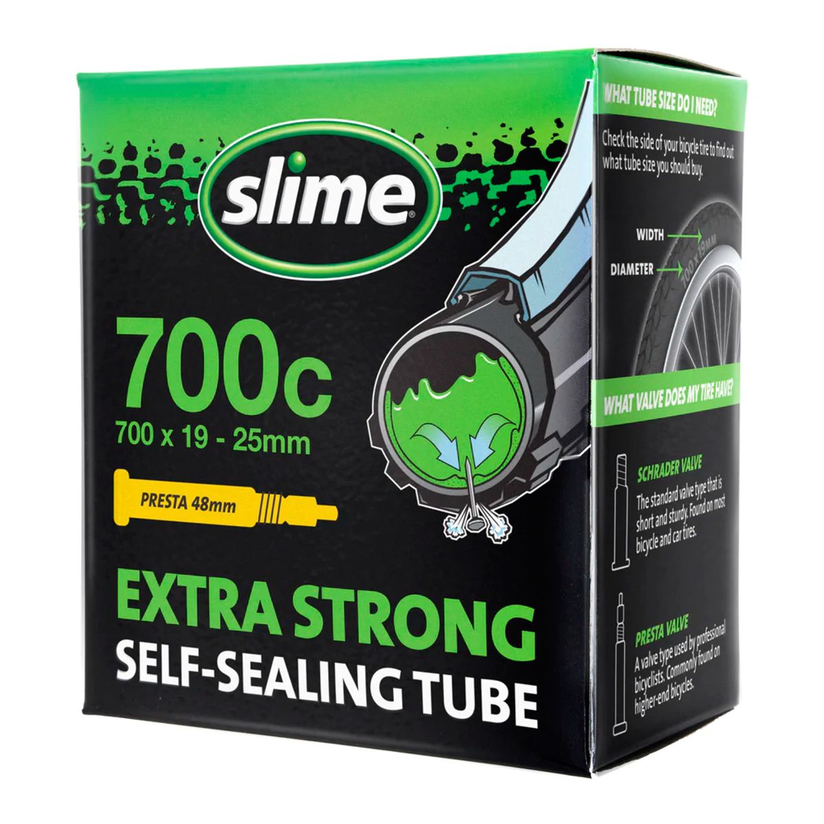 Camara Impinchable 700x 19 a 25mm Presta 48mm