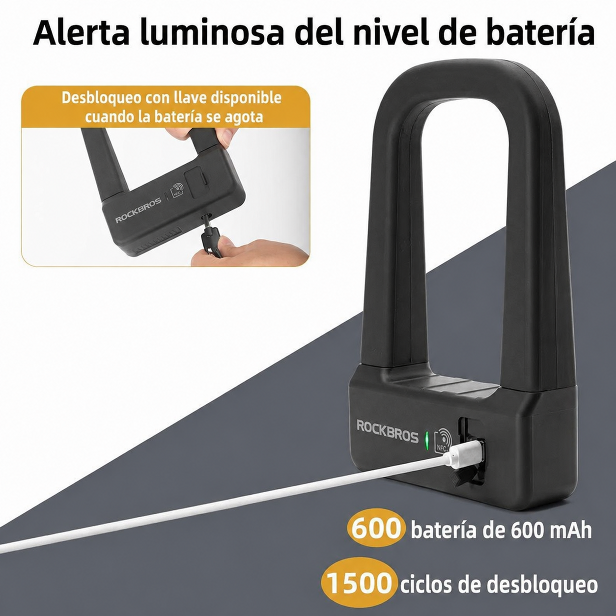 Candado U-Lock Smart NFC