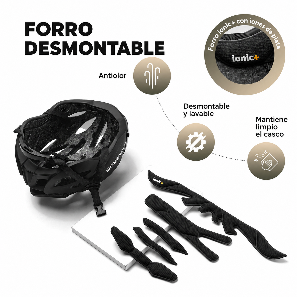 Casco con visor magnético