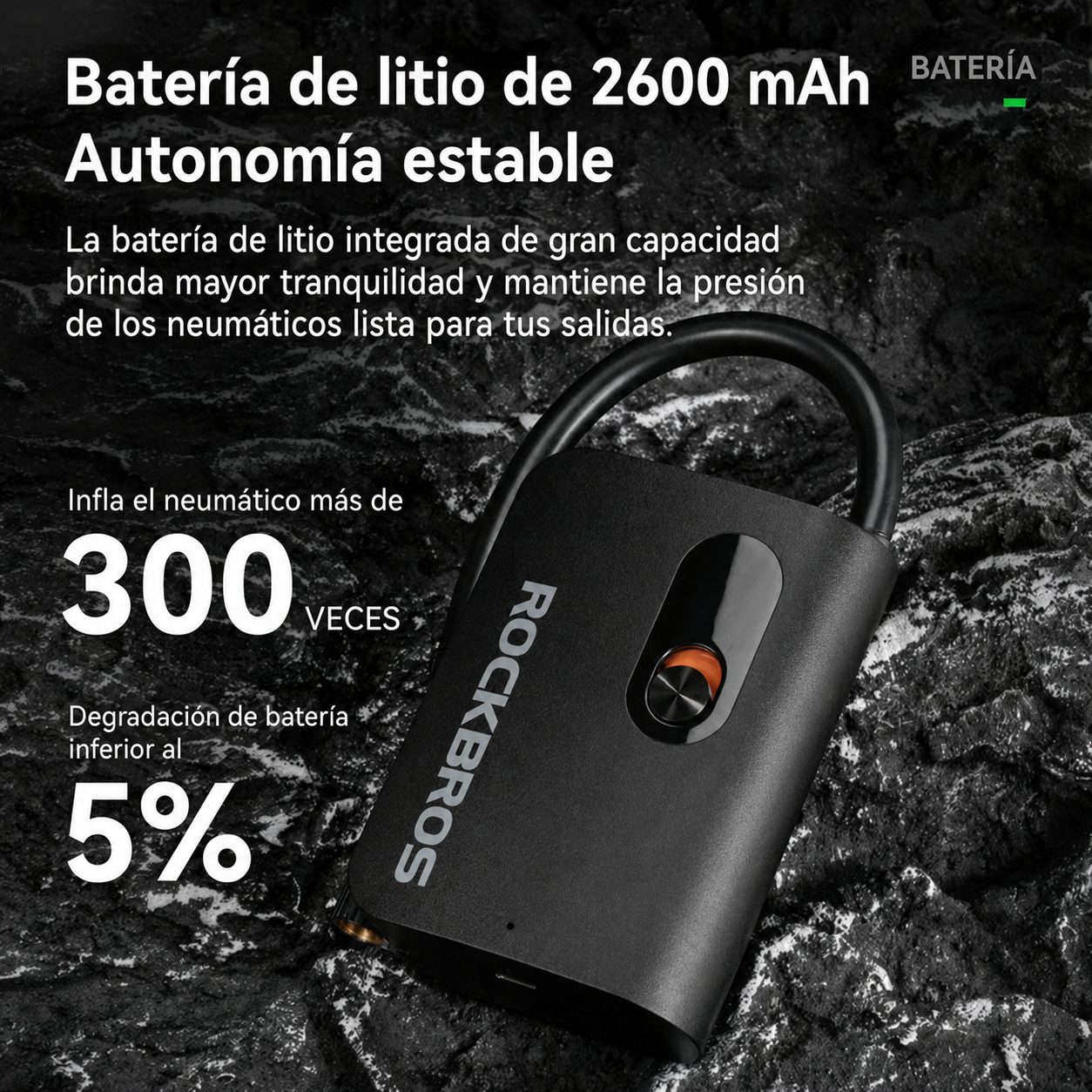 Bombín Eléctrico L1 Mini 70 PSI