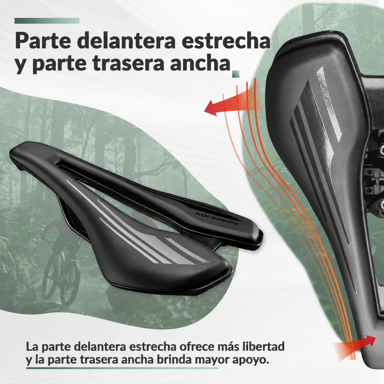 Sillín Antiprostático Ergonómico