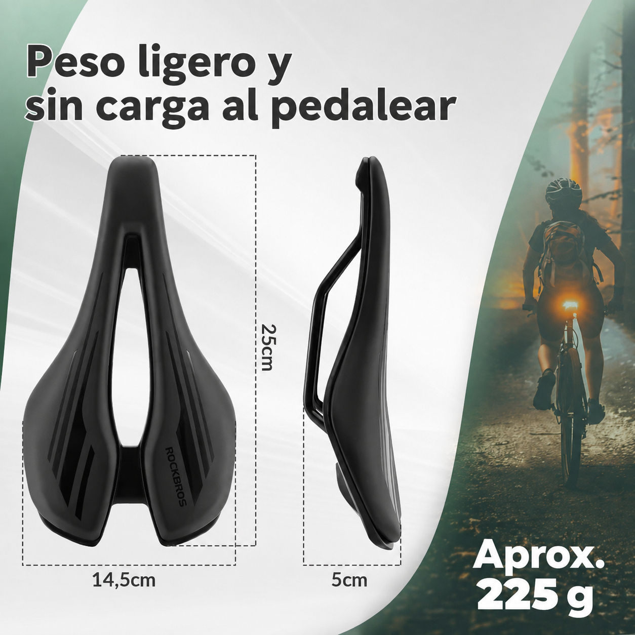 Sillín Antiprostático Ergonómico