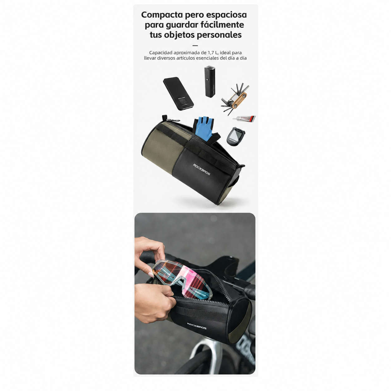 Bolso de Manubrio 1,7Lts