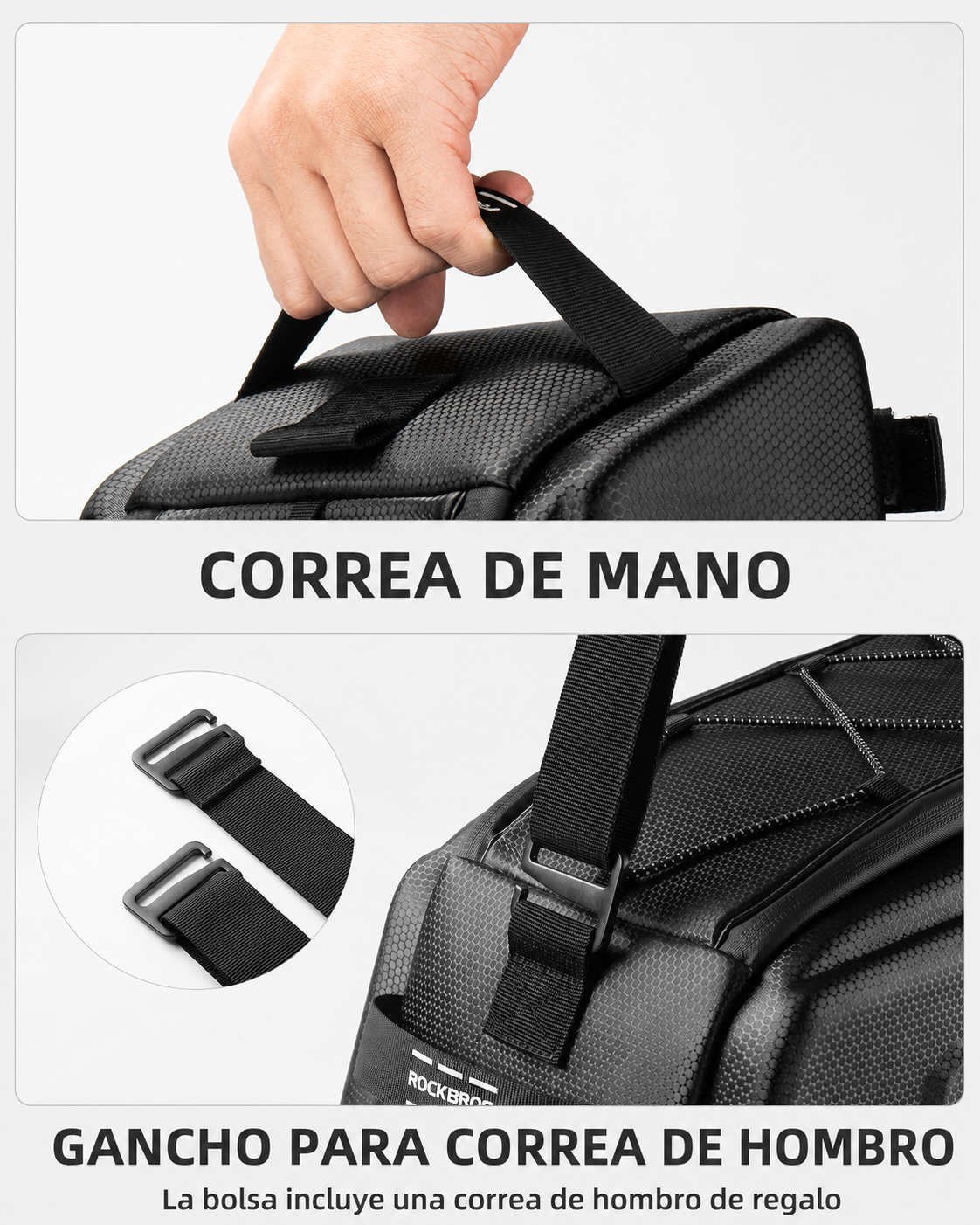 Bolso Alforja para Parrilla trasera 9Lts