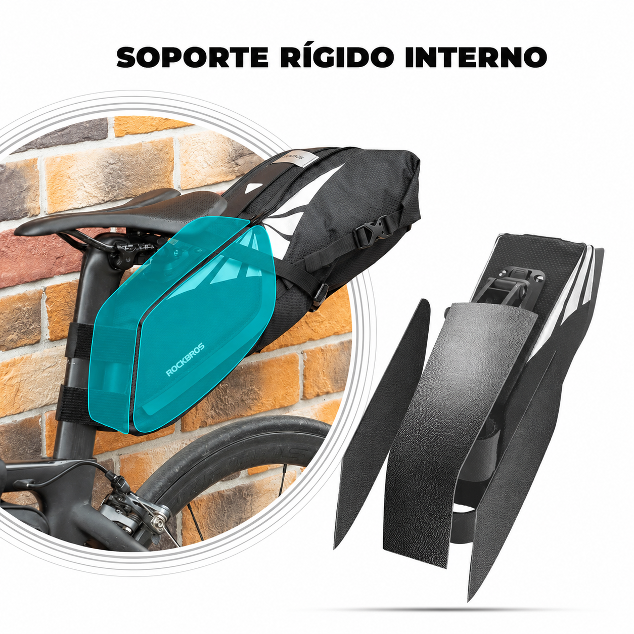 Bolso de Sillín Alforja Bike Packing  8Lts