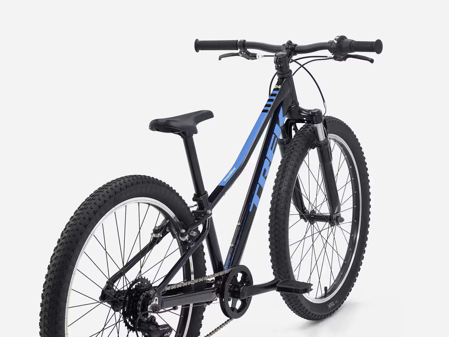 Bicicleta Infantil Precaliber 24 8 velocidades suspension Azul