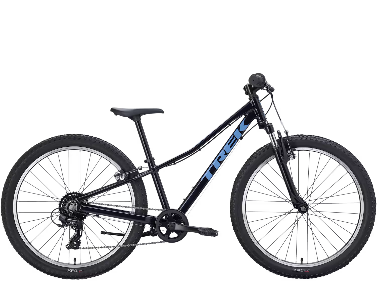 Bicicleta Infantil Precaliber 24 8 velocidades suspension Azul
