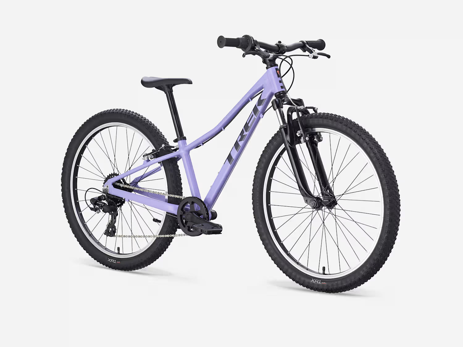 Bicicleta Infantil Precaliber 24 8 velocidades suspension Lila