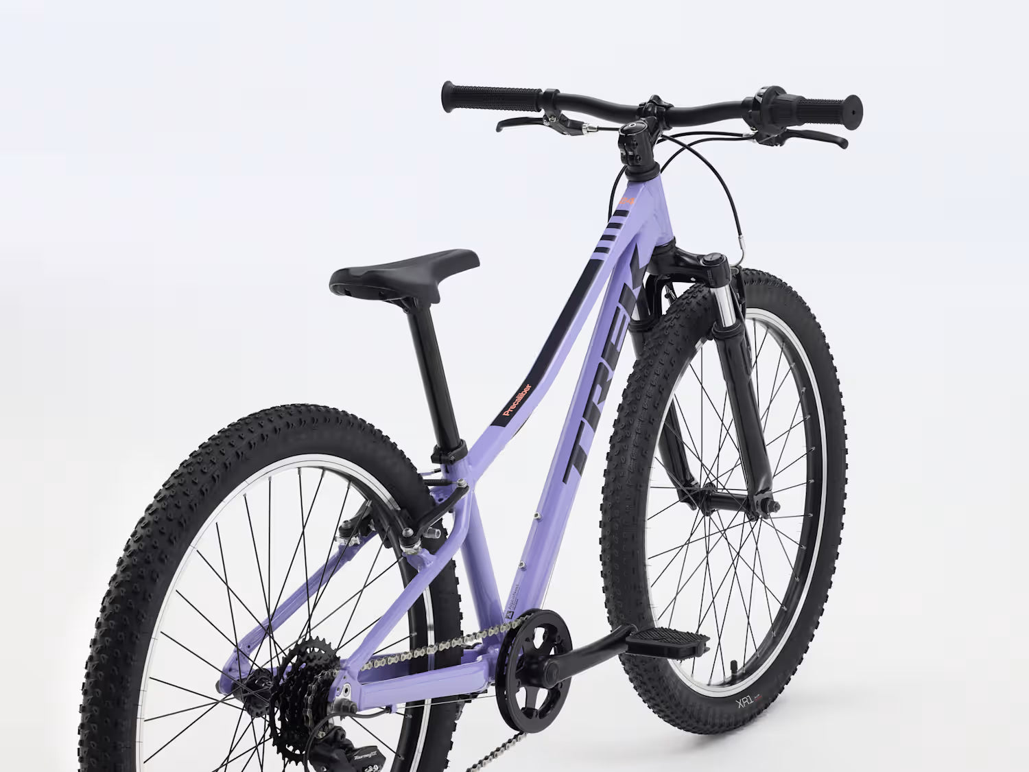 Bicicleta Infantil Precaliber 24 8 velocidades suspension Lila