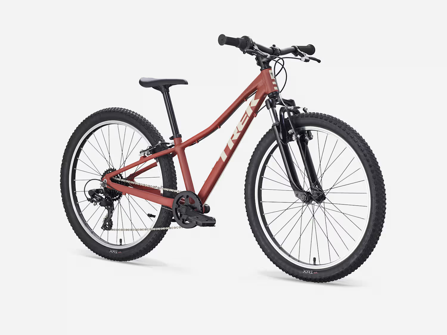 Bicicleta Infantil Precaliber 24 8 velocidades suspension Rojo