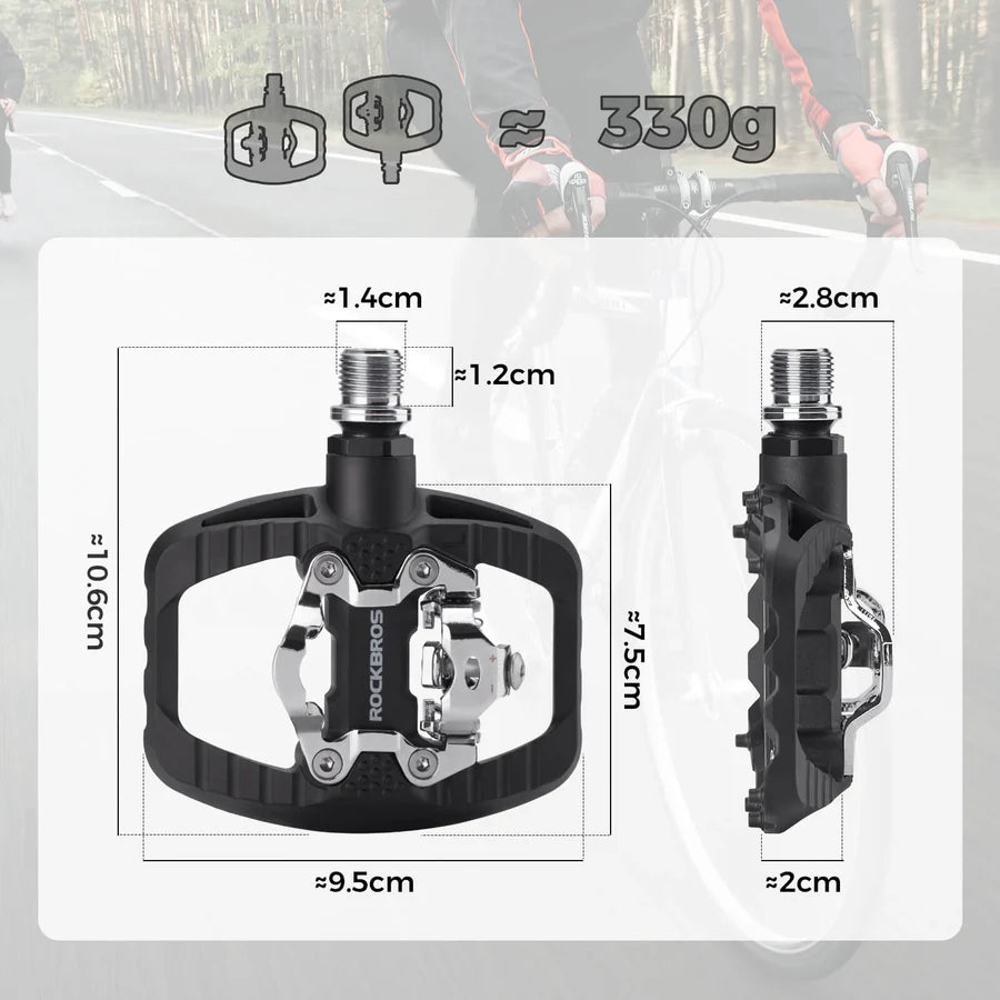 Pedal MTB Metálico Mixto