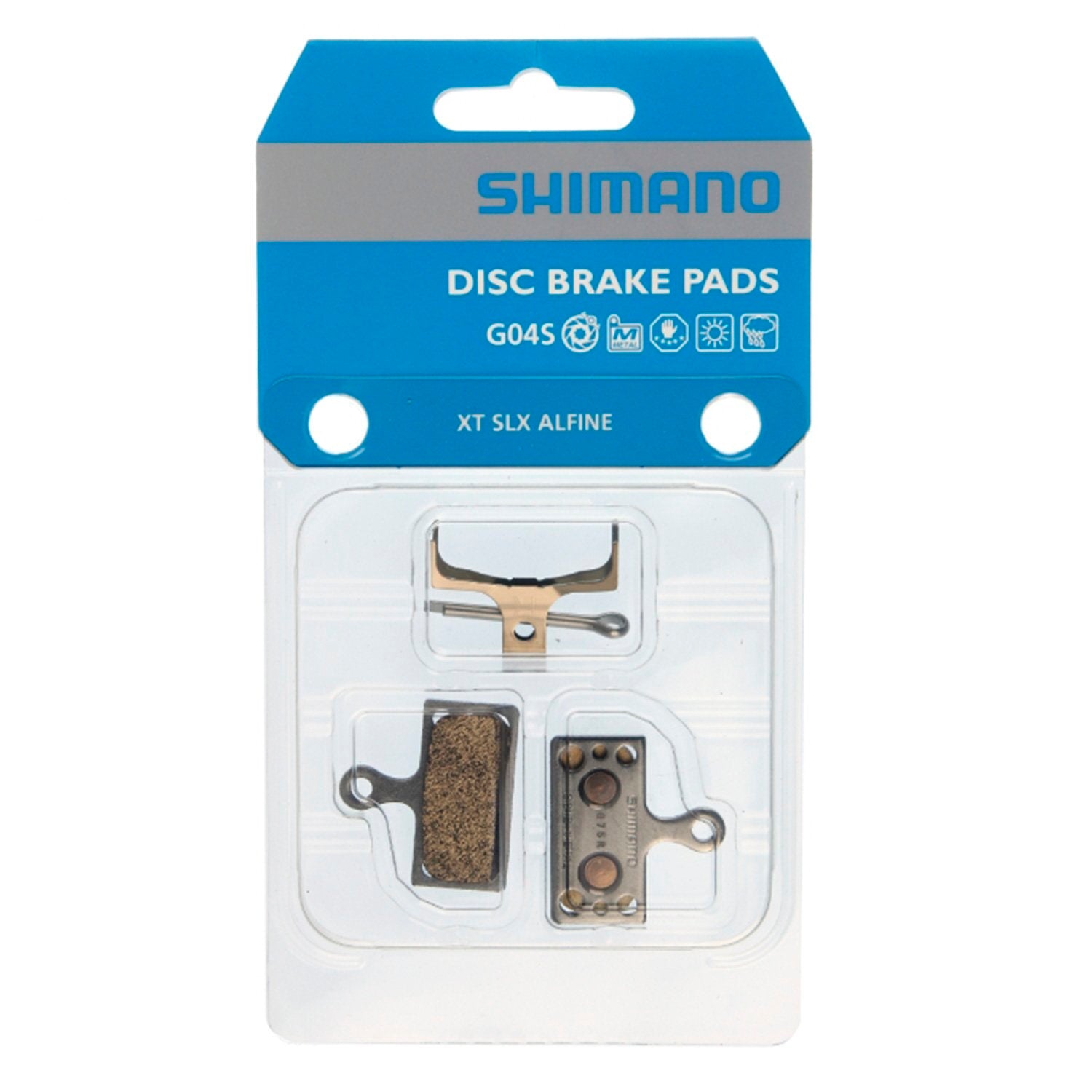 Pastiglie freno Shimano XTR XT SLX G04TI metalliche TITANIO Pastiglie freno Shimano XTR XT SLX G04TI metalliche TITANIO