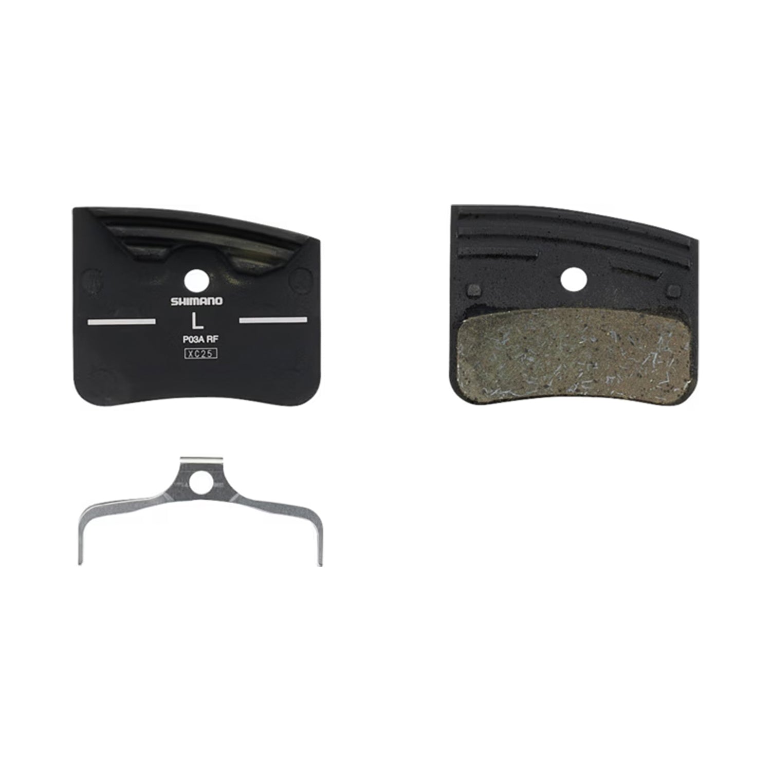 Pastilla Shimano Resin Pad W/Fin (P03a-Rf), Pad Spring