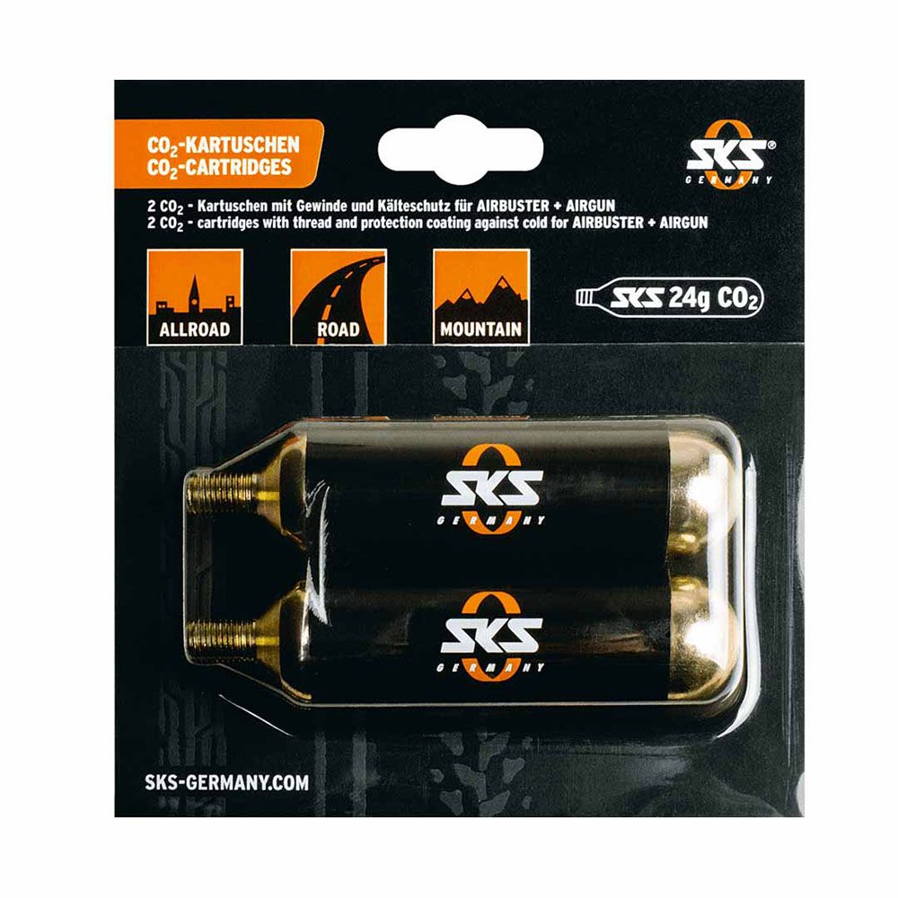 Set de cartuchos CO2 24g con hilo